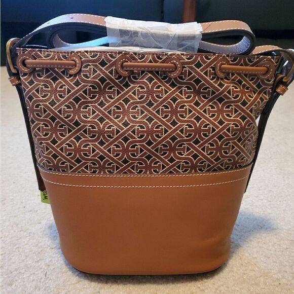 SAM EDELMAN Signature Blaire Leather Bucket Bag - Picture 7 of 12